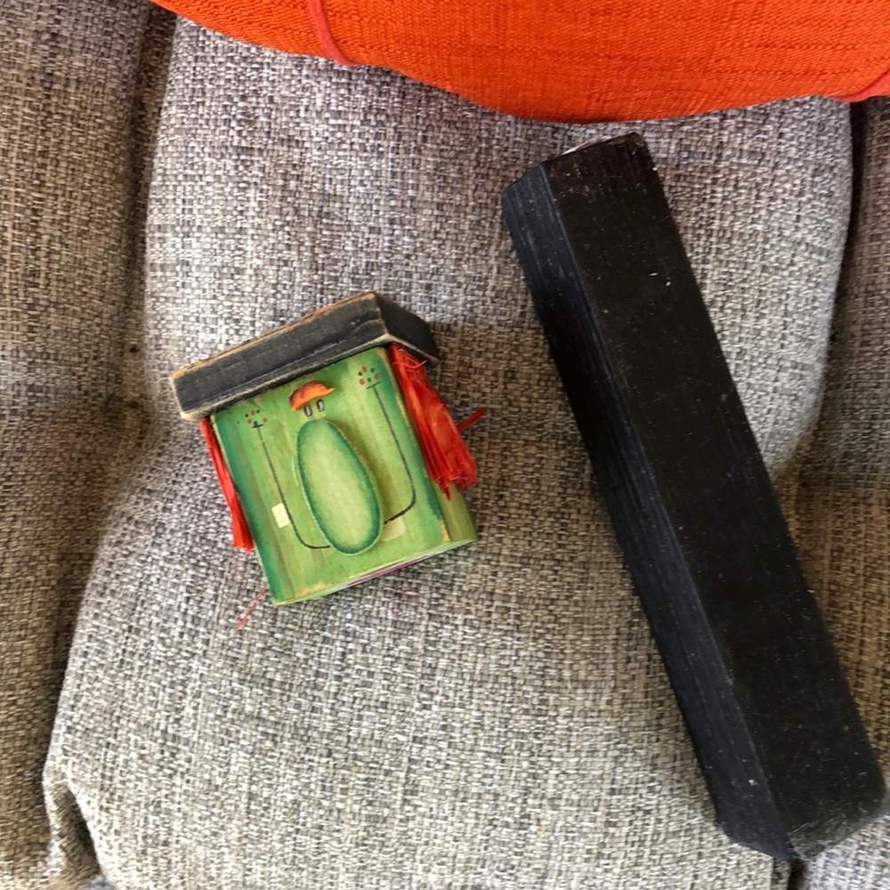 Candle Holder WITH Unusual Square Candle